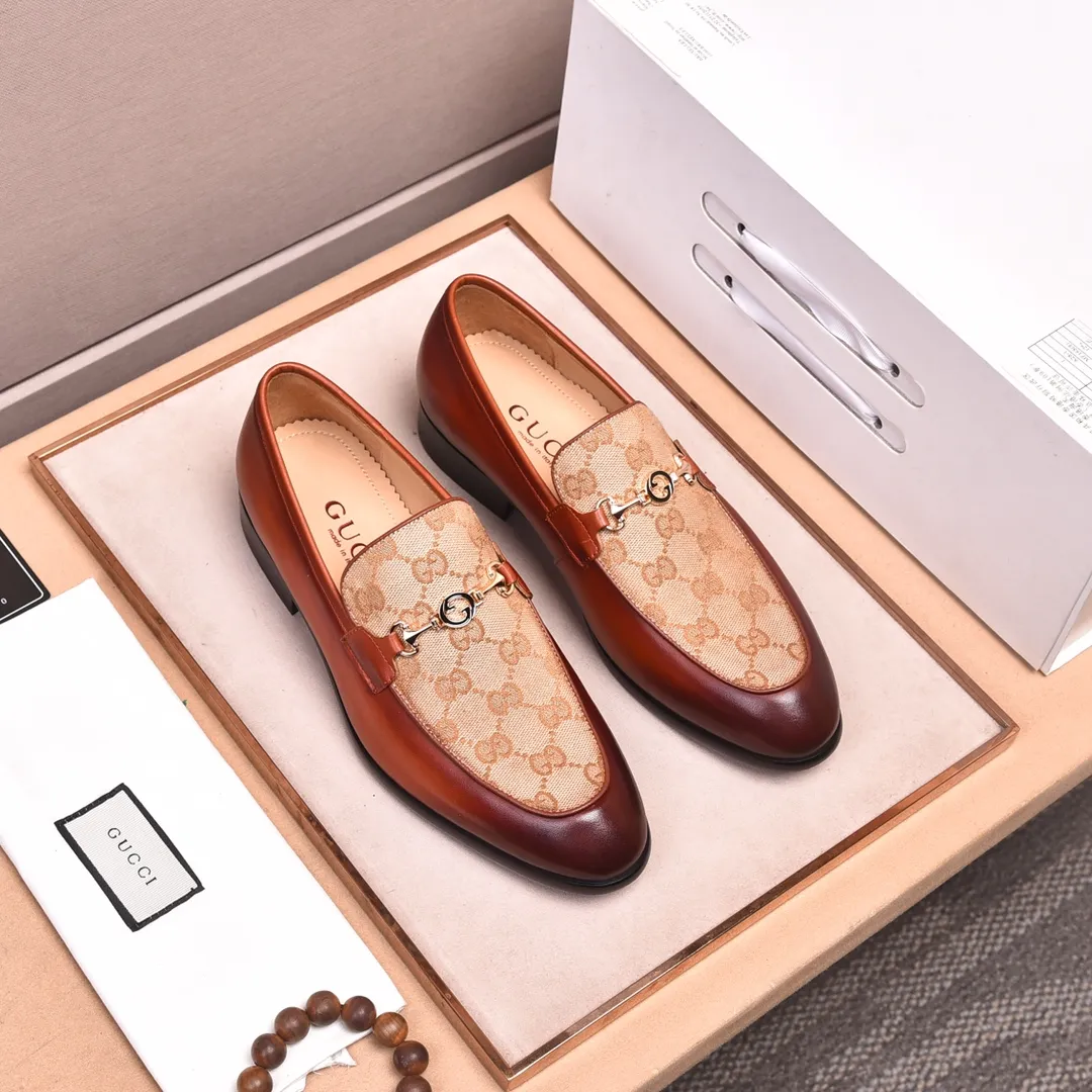 Men's shoes💰540📛📛Original (water-dyed cowhide) Gucci GUCCI official website formal shoes🌀 Italian🇮🇹imported cowhide➕top imported water-dyed cowhide lining💋Finely handmade original bottom, the real thing looks better when photographed in person Standard size 38-44